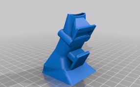 打印机鼓风机罩模型图