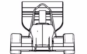 方程式赛车主视图