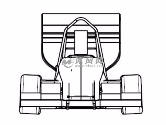 方程式赛车主视图