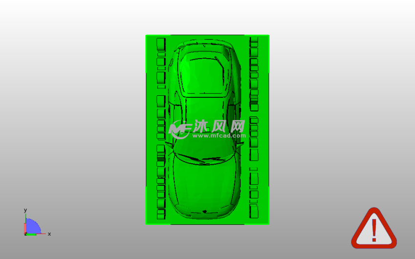 丰田Supra Paul俯视图