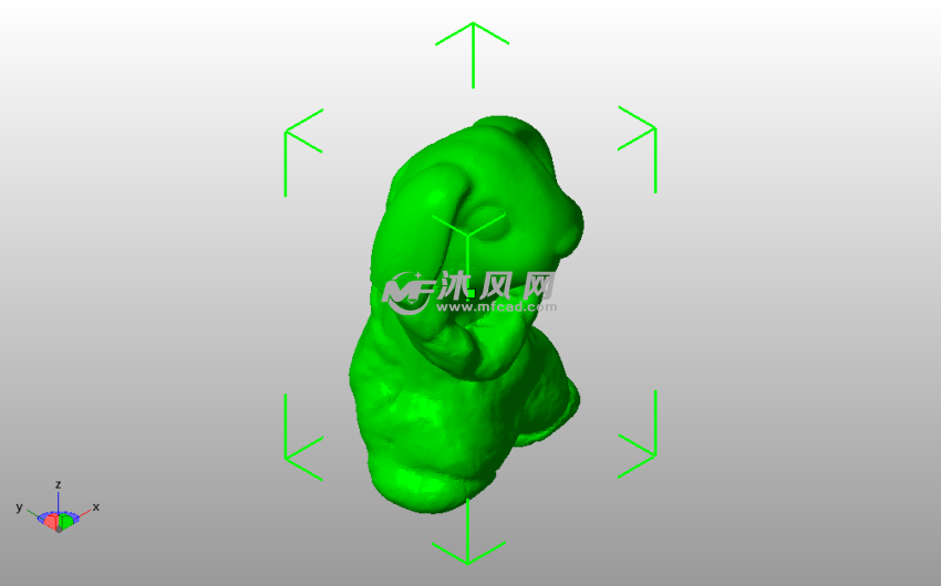 功夫兔子斜视图