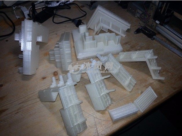 古代小房子零件图