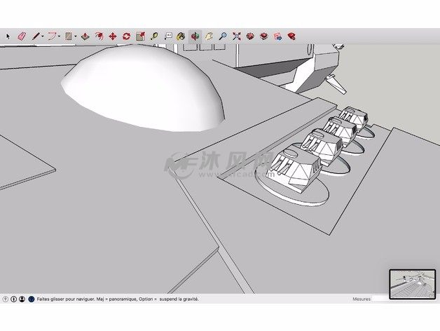 吉尔伽美什宇宙飞船局部图