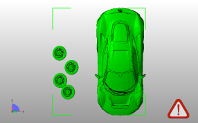 捷豹XJ220俯视图