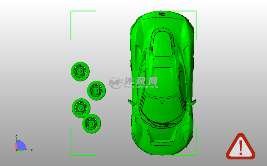 捷豹XJ220俯视图