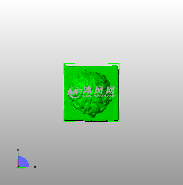 卡拉卡拉头像俯视图
