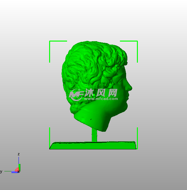 卡拉卡拉头像侧视图
