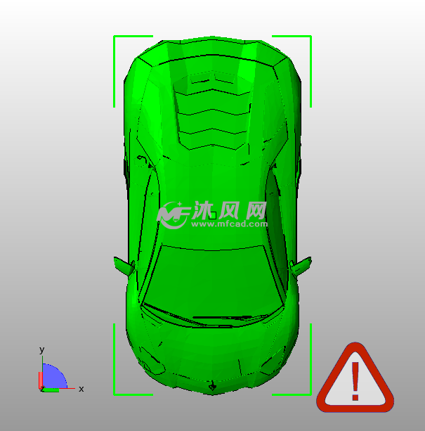 兰博基尼俯视图
