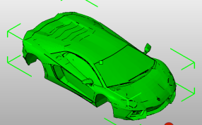 兰博基尼斜视图