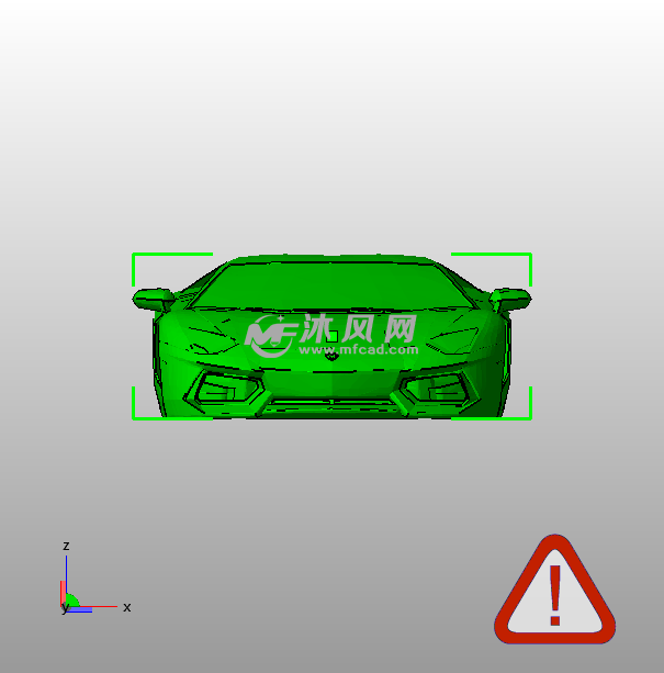 兰博基尼主视图