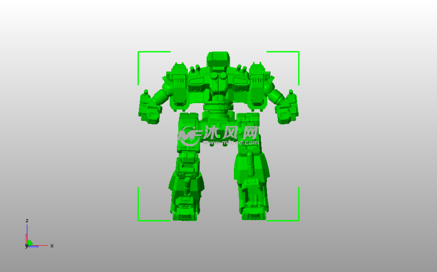 机甲战士主视图