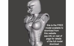 乔林女士雕像侧视图