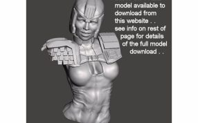 乔林女士雕像主视图