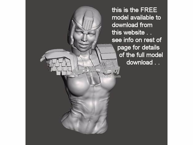 乔林女士雕像主视图