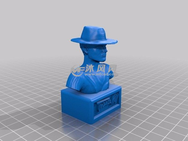 特伦斯·希尔半身像模型图