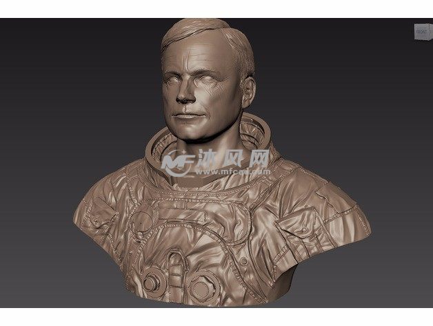 宇航员雕像效果图