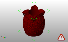外星人蛋花盆斜视图