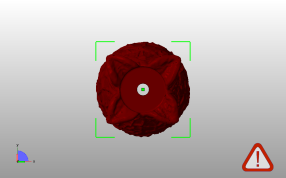 外星人蛋花盆俯视图