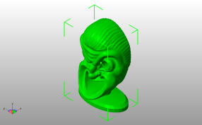 希腊剧院面具斜视图