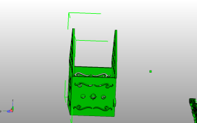 小灯笼模型侧视图