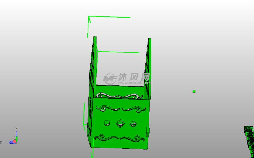 小灯笼模型侧视图