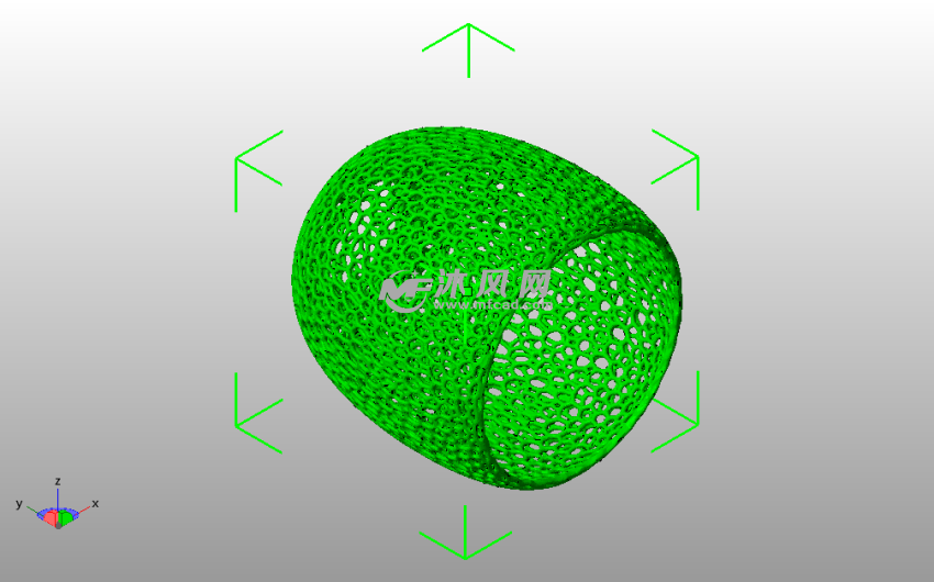 炫酷灯罩模型斜视图