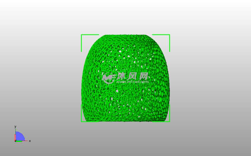 炫酷灯罩模型主视图