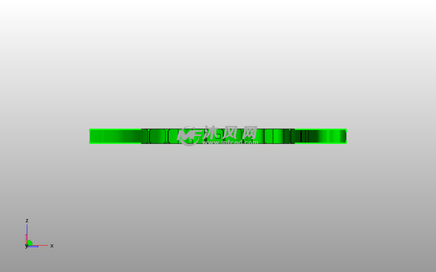  长颈鹿模型主视图