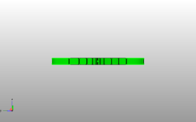  长颈鹿模型侧视图