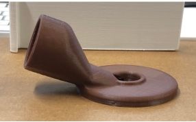 真空钻机收尘器部件左侧视图