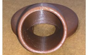 真空钻机收尘器部件主视图