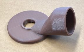 真空钻机收尘器部件右侧视图