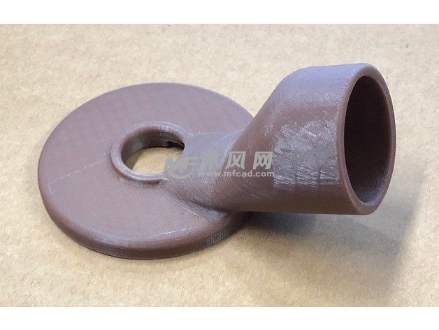 真空钻机收尘器部件右侧视图