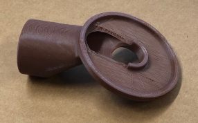 真空钻机收尘器部件底视图