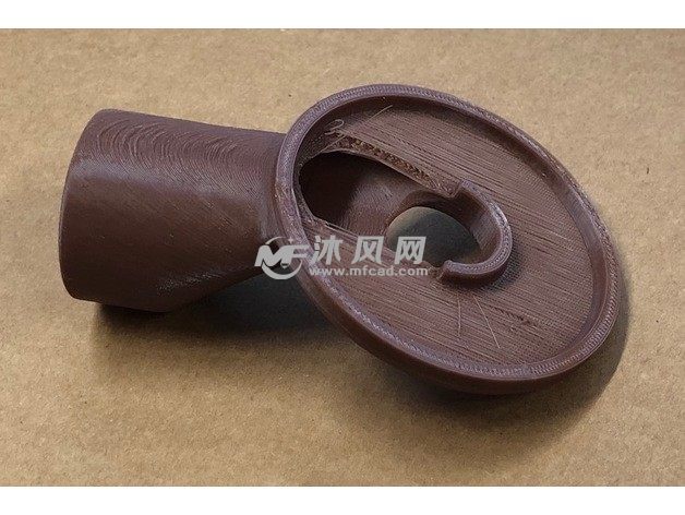 真空钻机收尘器部件底视图