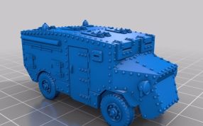 装甲车模型一体模型