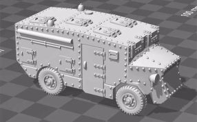 装甲车模型效果图