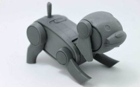 木偶小狗狗向前跑动