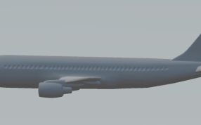 梦想波音大客机侧面