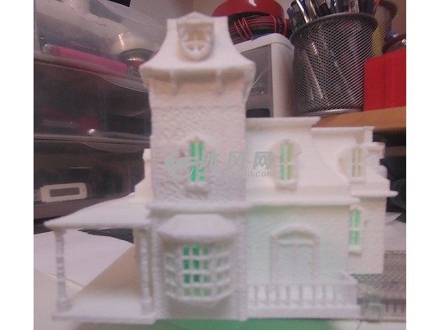 一栋小房子打印图