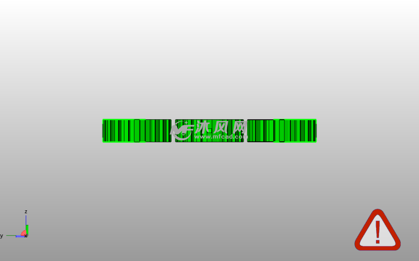 2D墙面艺术齿轮合辑主视图