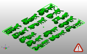  2D墙面艺术马车斜视图