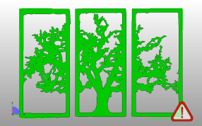 2D墙面艺术树俯视图