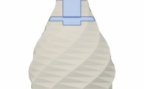 北欧风螺旋灯罩结构图