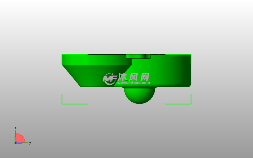 齿轮外壳主视图