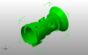 概念零部件斜视图
