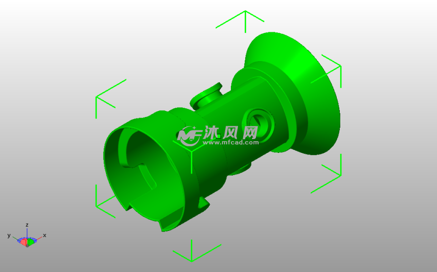 概念零部件斜视图