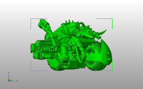 攻击摩托车主视图