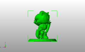 刺猬索尼克侧视图