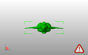 超轻型战机主视图
